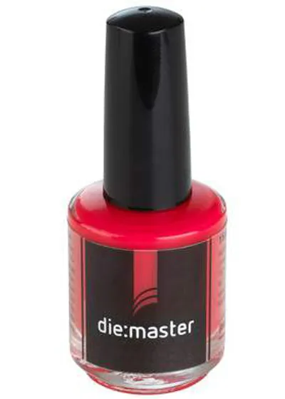 Лак дистанционный для штампиков красный (die:master red), 15мл., арт: 1956-0200