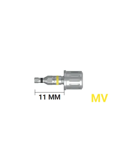 Имплантовод для динамометрического ключа VEGA MV короткий, желтый, арт: 18 07 24