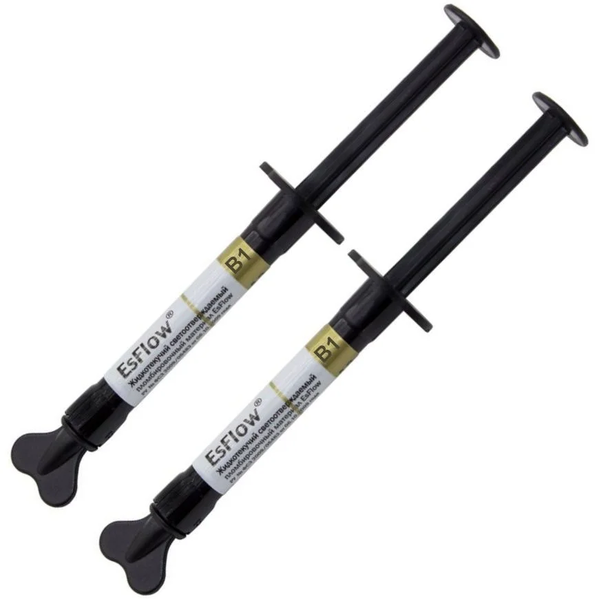 EsFlow/ЭсФлоу жидкотекучий композит B1 (2 шприца по 2 г) Spident