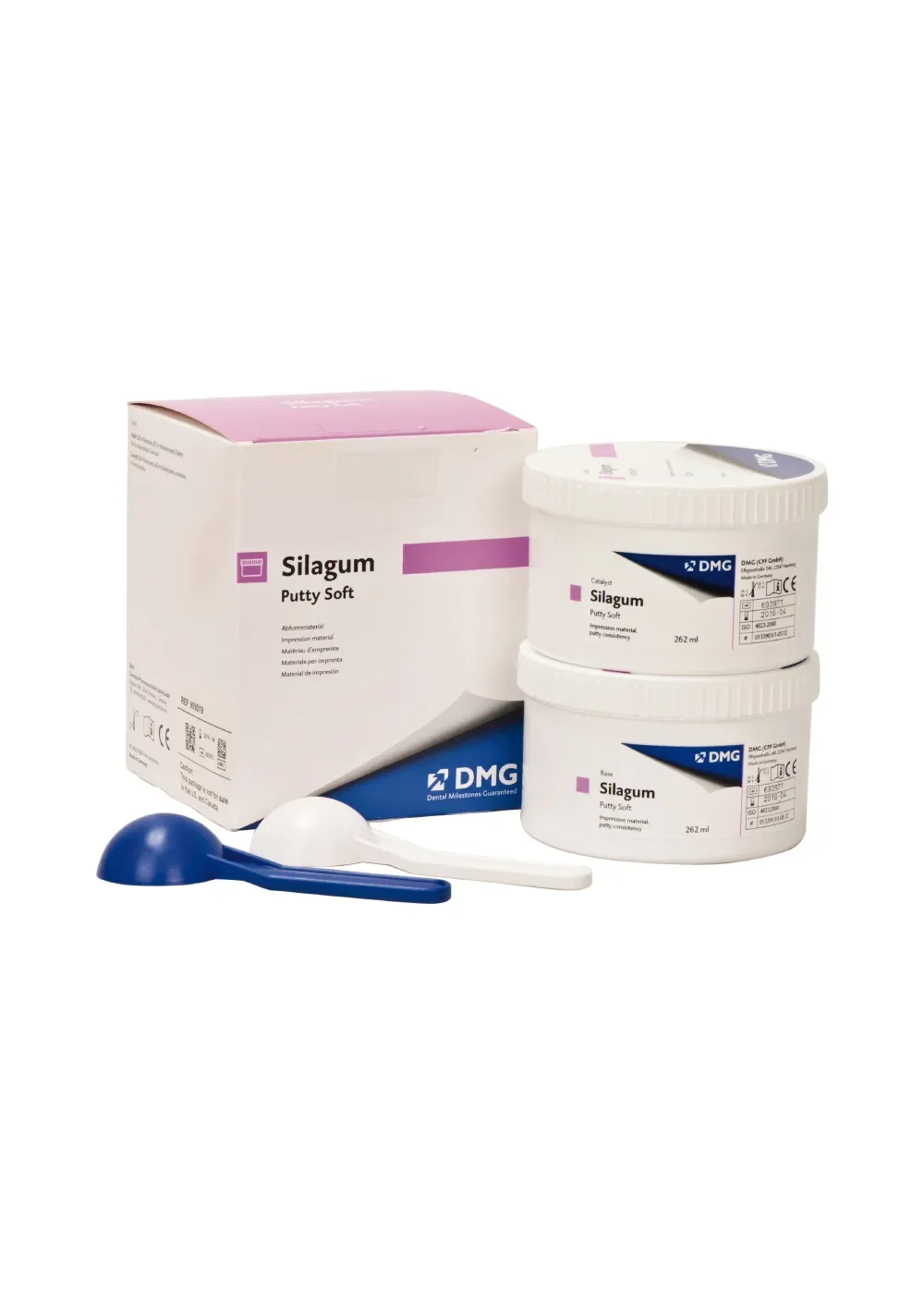 Слепочная масса, DMG, Silagum Putty Soft, база+катал. 2х262мл, 909485