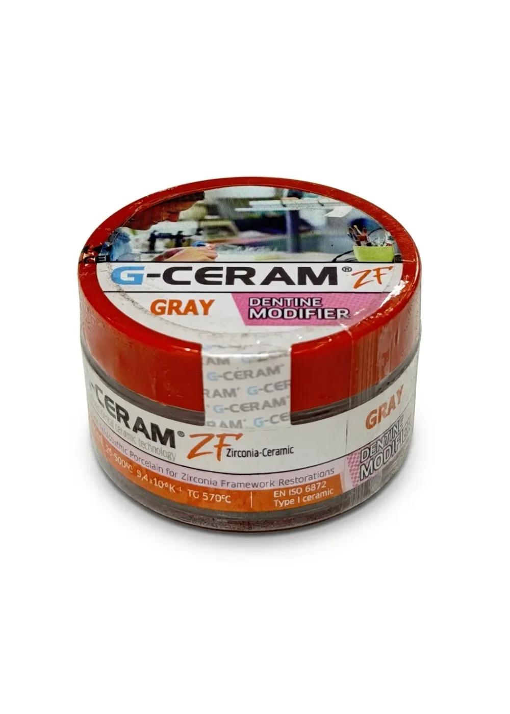 Керамическая масса модификатор, G-CERAM, ZF Dentine Modifier Gray, 15г