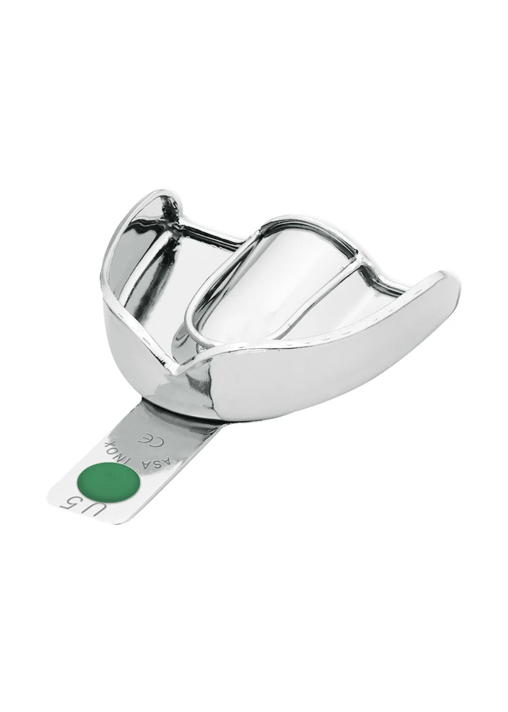 Asa Dental 2807-U5 - ложка слепочная верхняя большая (L) без перфорации с бортиками