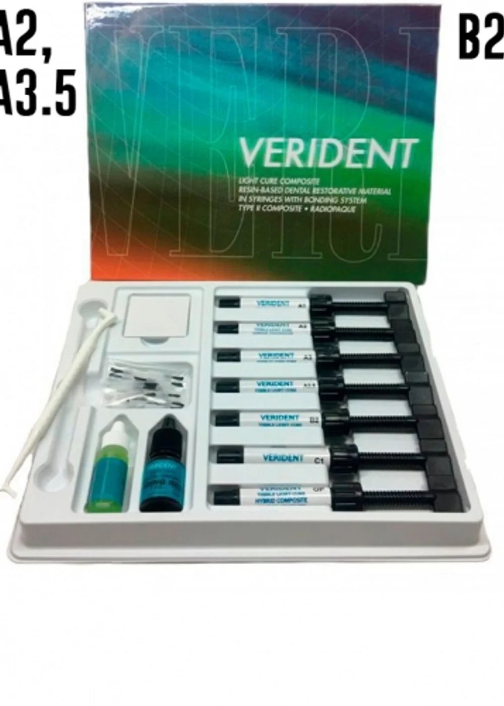 VeriDent - световой композит набор (7шпр.х4,5г)
