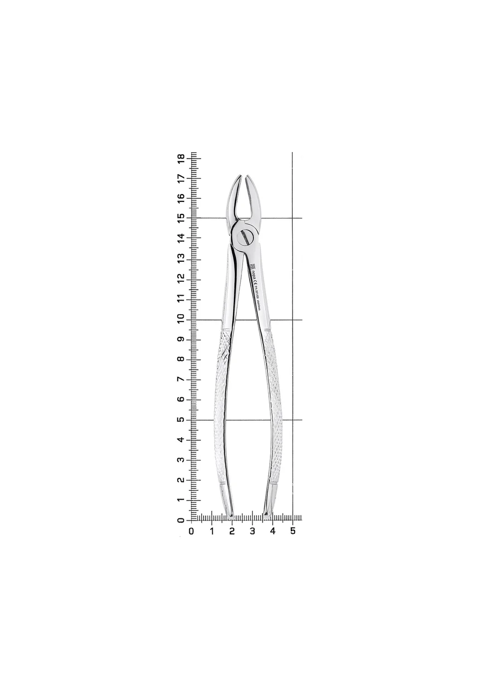 Nopa Instruments PA 001/00 - щипцы извлекающие для резцов/клыков верхней челюсти №1