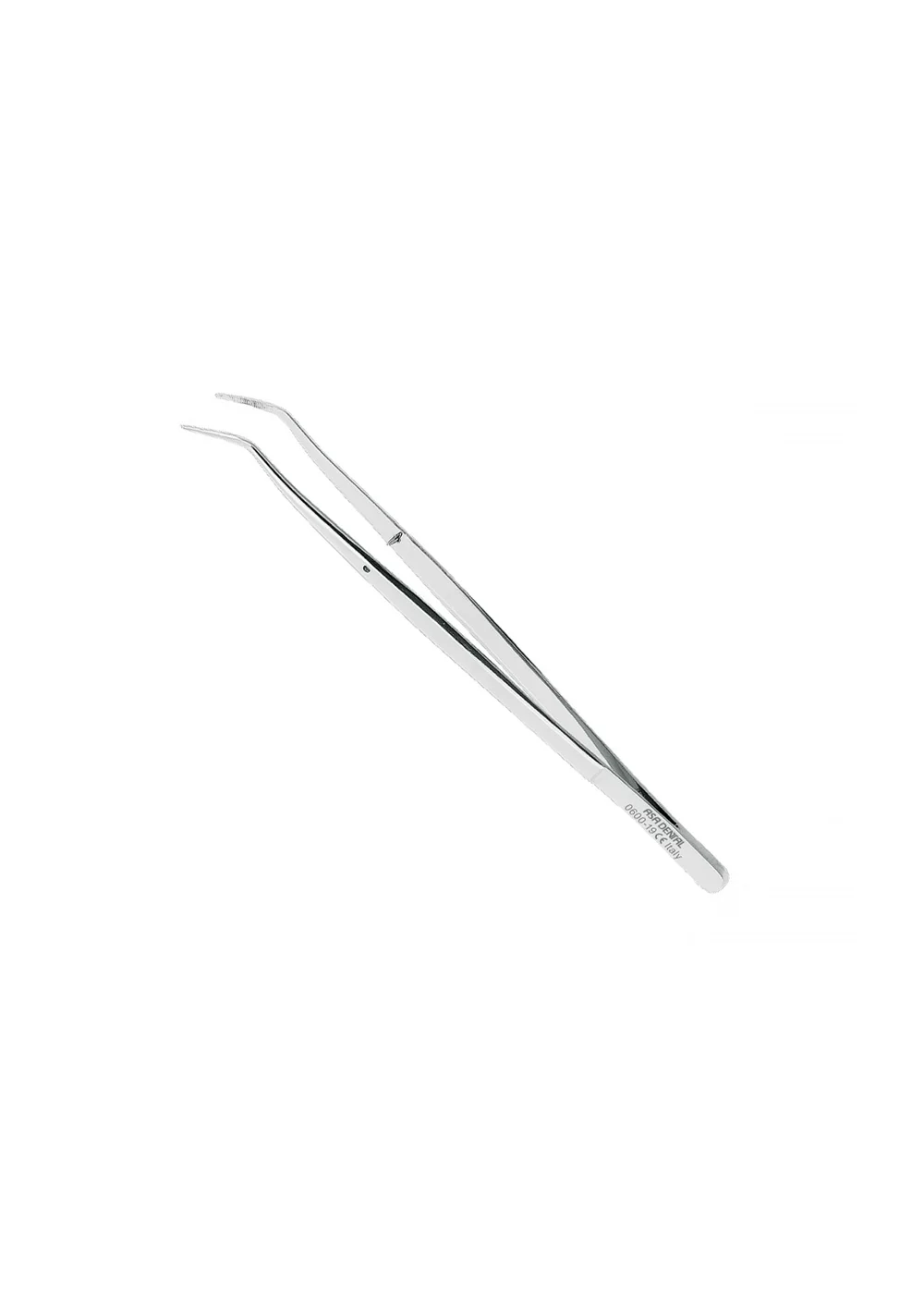 Asa Dental 0600-19 - пинцет анатомический изогнутый, 19 см