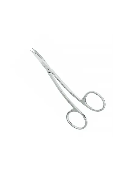 Asa Dental 0307-1 - ножницы для десны N1 изогнутые по плоскости, 10,5 см