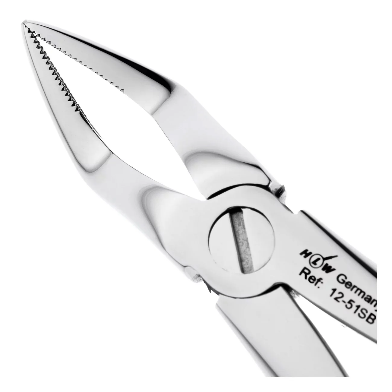 Щипцы №51SB для удаления зубов детские, верхние корневые, анатомическая ручка.