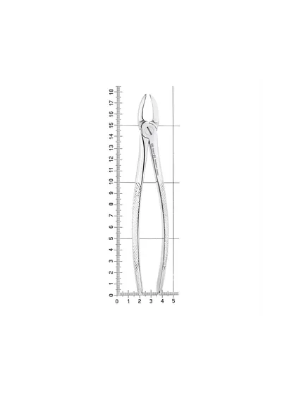 Nopa Instruments PA 090/00 - щипцы извлекающие для моляров верхней челюсти левые №90