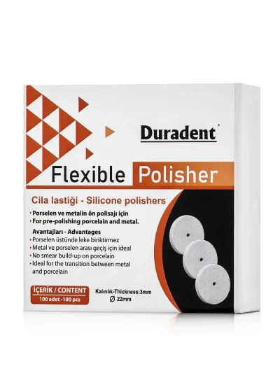 Полиры, Duradent, диск, PolisherFlexible, D-22мм, 100шт
