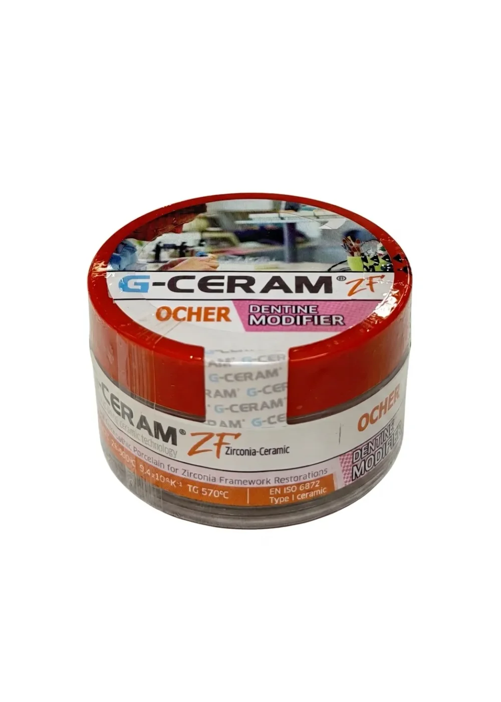 Керамическая масса модификатор, G-CERAM, ZF модификатор дентина Dentine Modifier Ocher, 15г