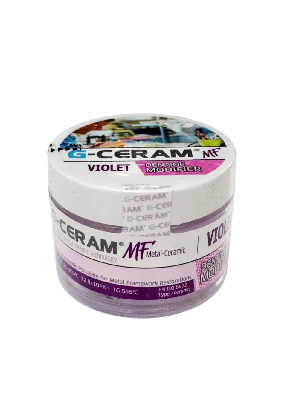 Керамическая масса модификатор дентина, G-CERAM, MF модификатор Dentine Modifier Violet, 20г