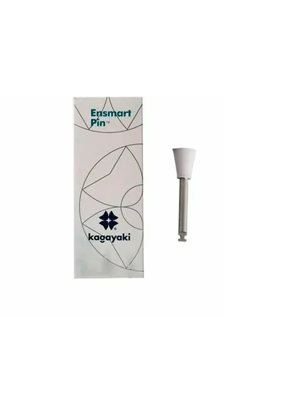 Полиры, KAGAYAKI, Чашка, Ensmart Pin 125, грубые, белые, 30 шт