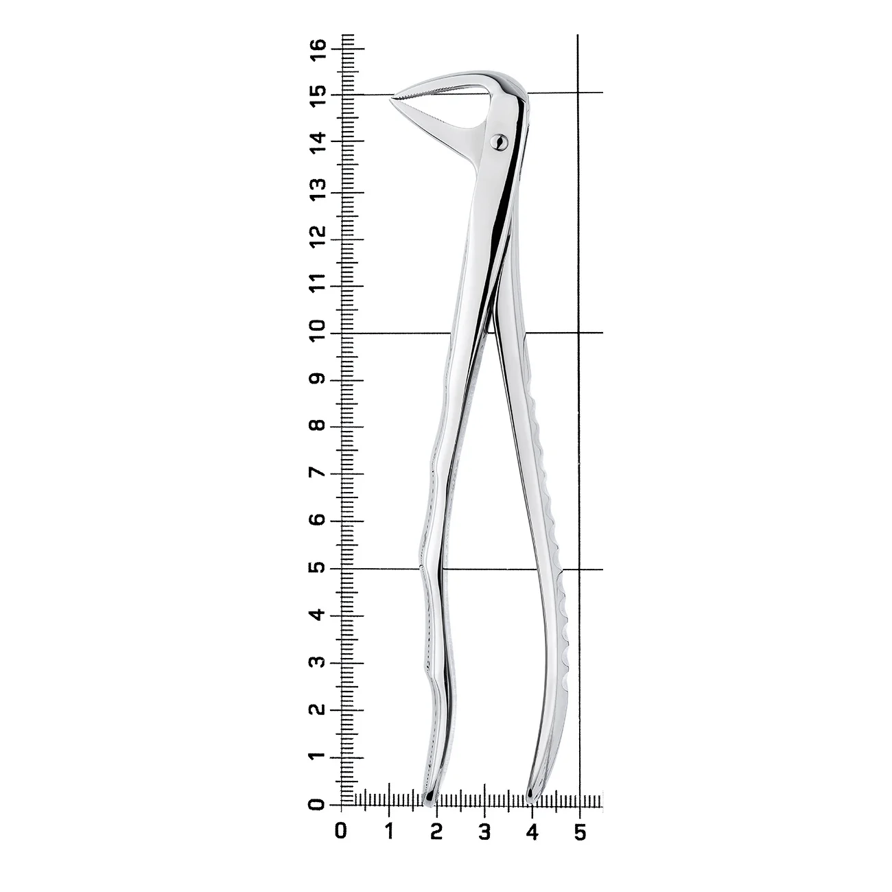 Щипцы №74N для удаления зубов нижние, корневые , анатомическая ручка