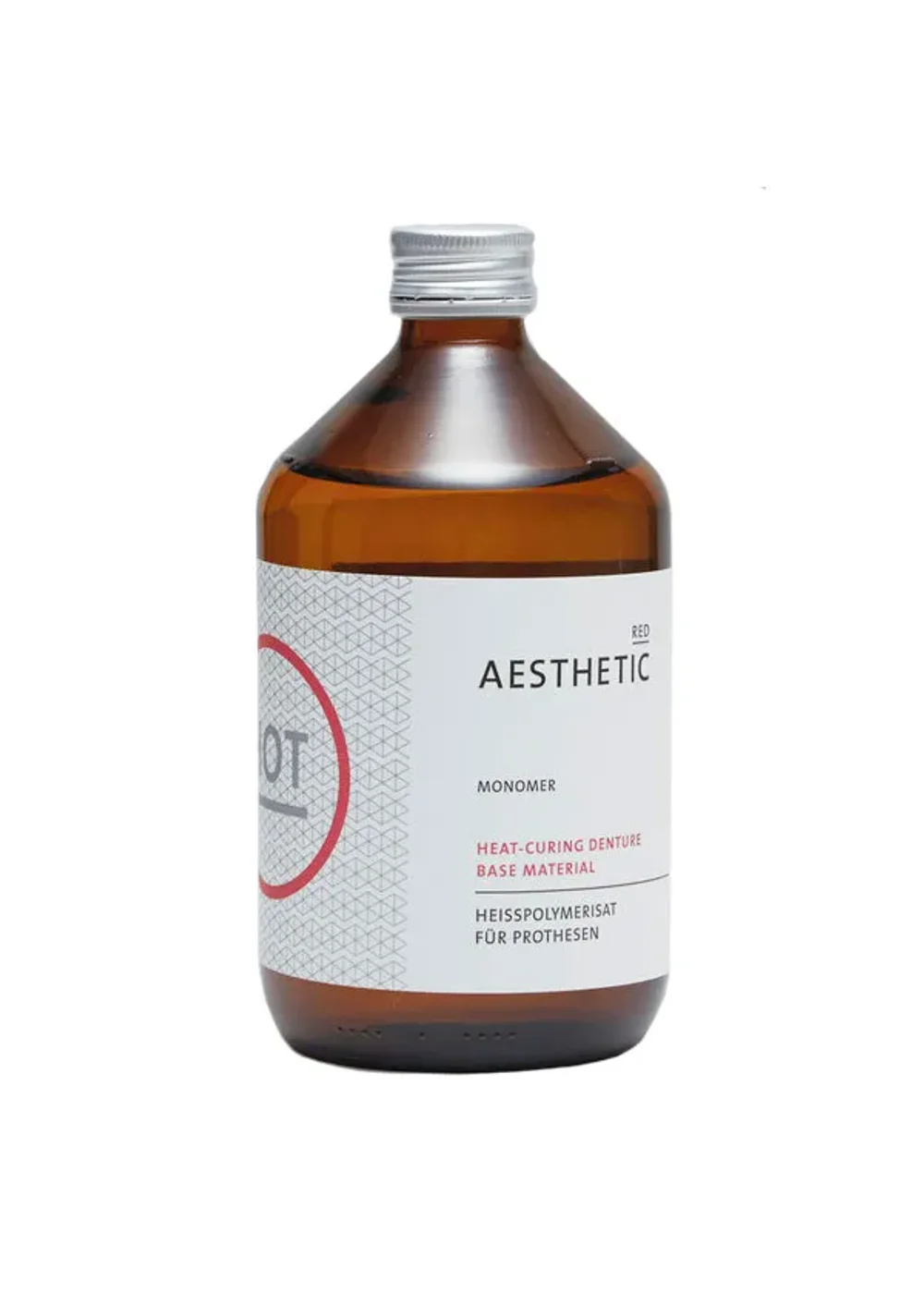 Мономер, Candulor AG, AESTHETIC Red Monomer, для горячей полимеризации, 500мл
