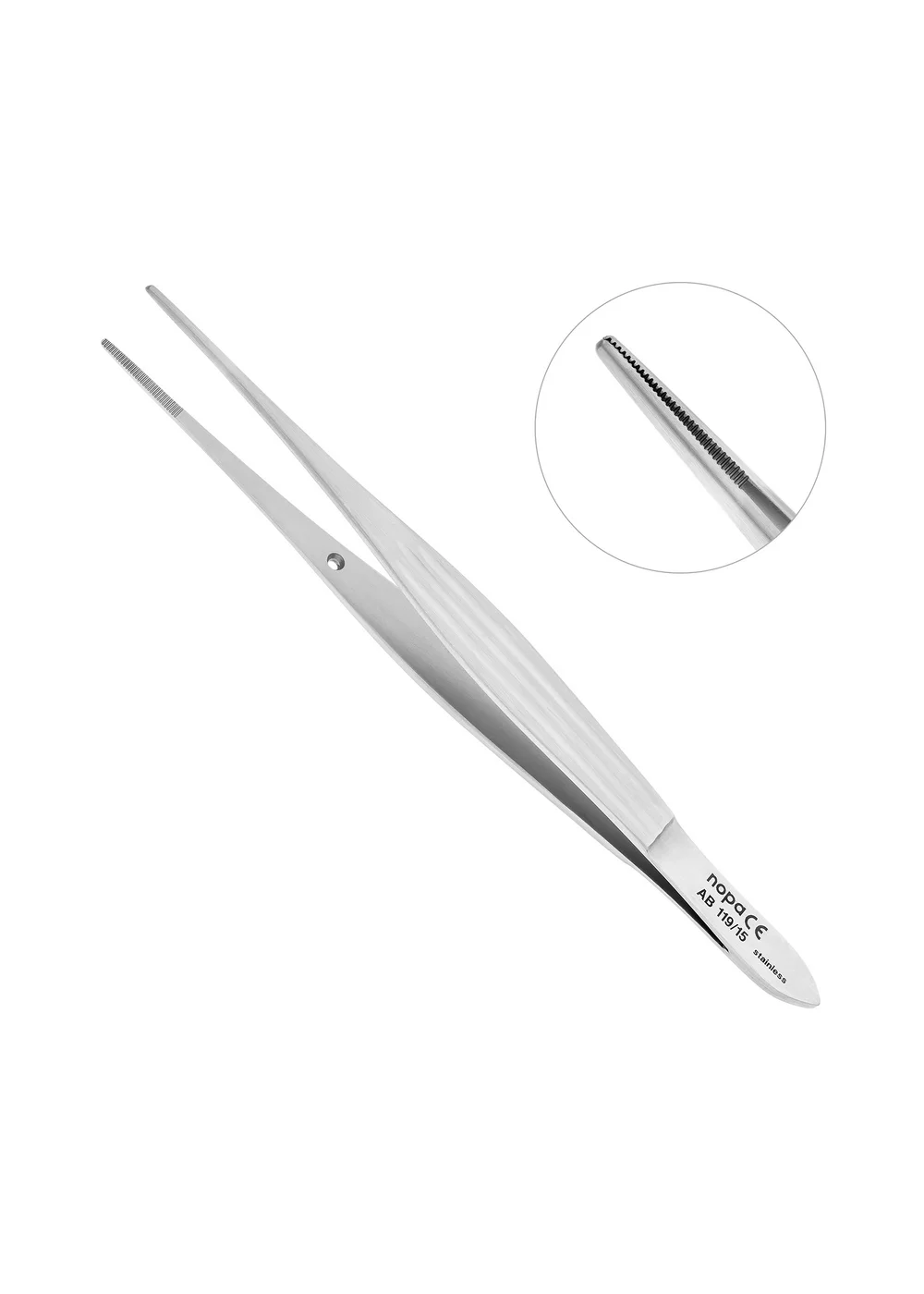 Nopa Instruments AB 119/15 - пинцет перевязочный MC INDOE, 15 см