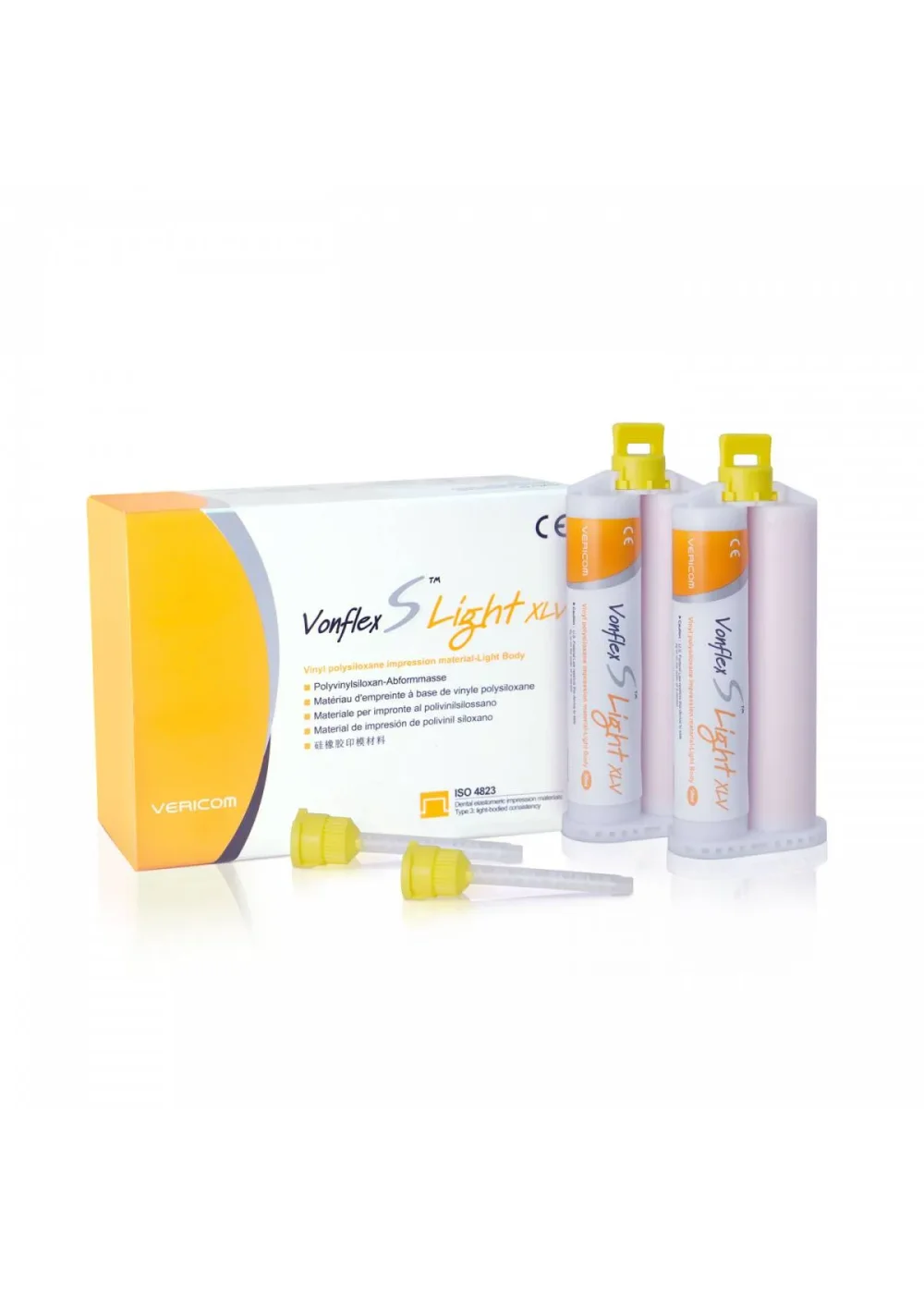 Слепочная масса, Vericom, Vonflex S Light Normal, база+катал. 2х50мл