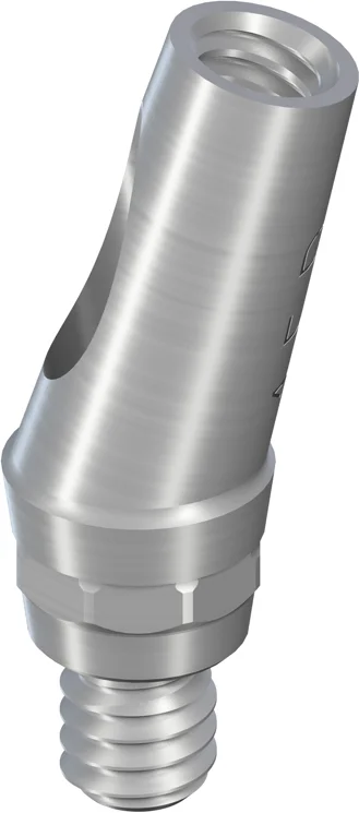 Длинный угловой абатмент synOcta, тип B, угловой 15°, RN, Н 6,7 мм, Ti