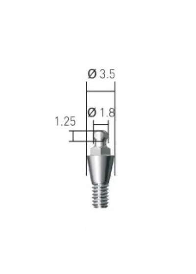 Шариковый аттачмент, Dentium, BAB350018