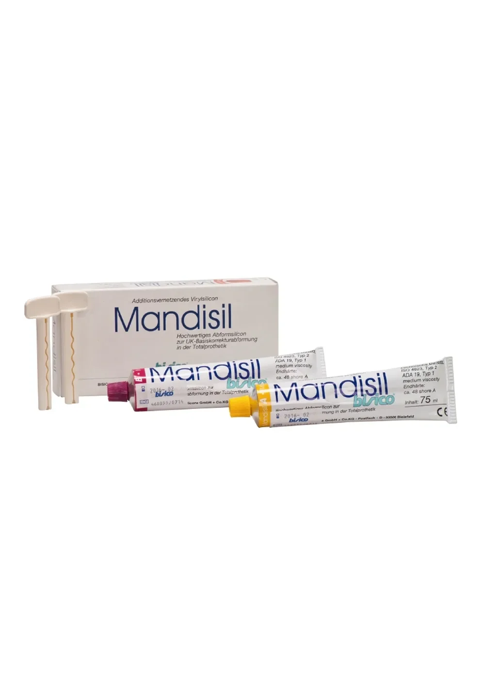 Коррегирующий материал, Bisico, Mandisil, 2х75мл