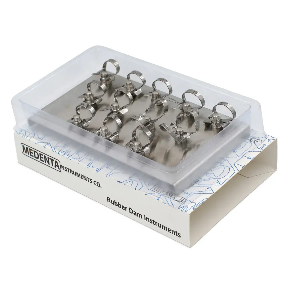 Набор Раббер Дам 129-S12 (12 клампов на подставке)