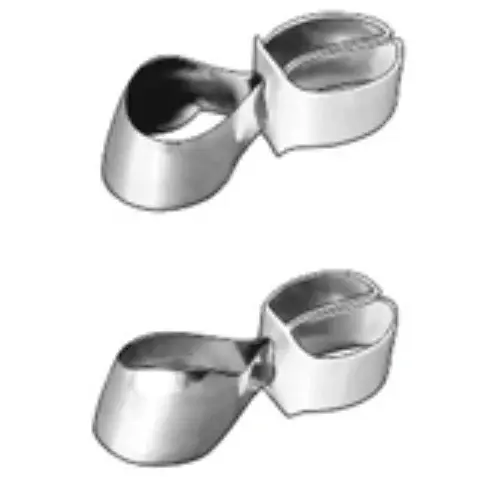 1.549 Матрицы контурные с фиксатором для премоляров, 2-х типов, 35 мкм (10 шт) ТОР ВМ