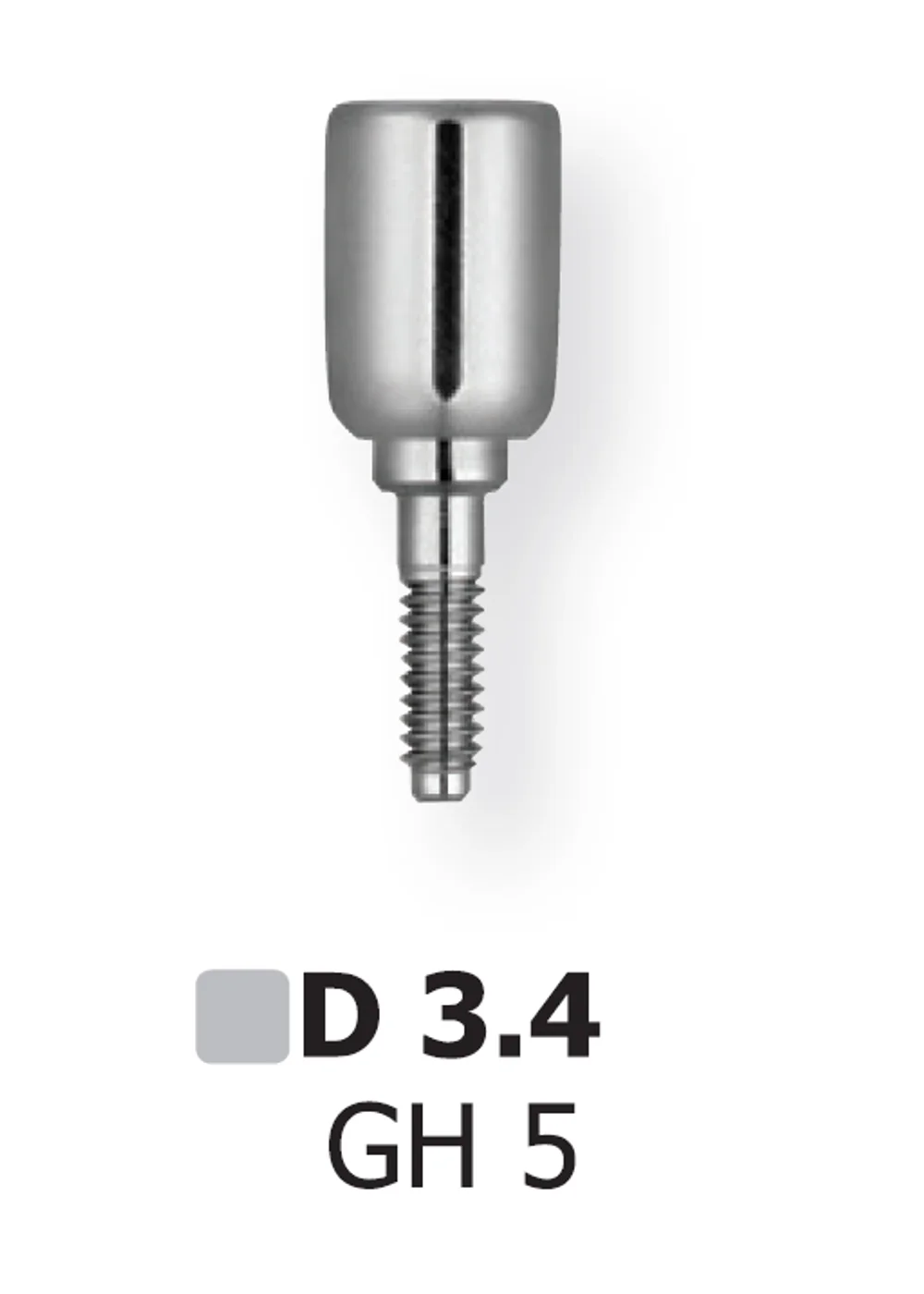 Формирователь десны DENTSPLY Implants Manufacturing D3.4/GH5, полимер, 3.4 мм