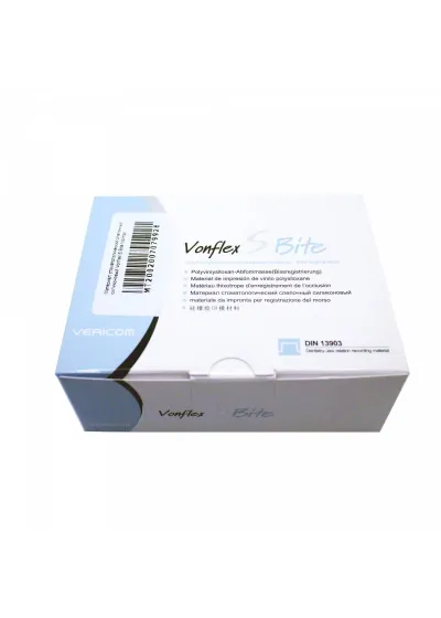 Регистрационный материал, Vericom, Vonflex S Bite Normal, база+катал. 2х50мл