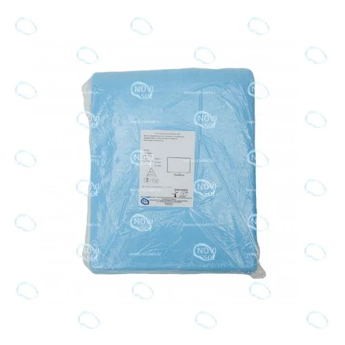 Простыня стерильная, спанбонд 42г/м2, 200смх70см. (1шт.) НОВИСЕТ