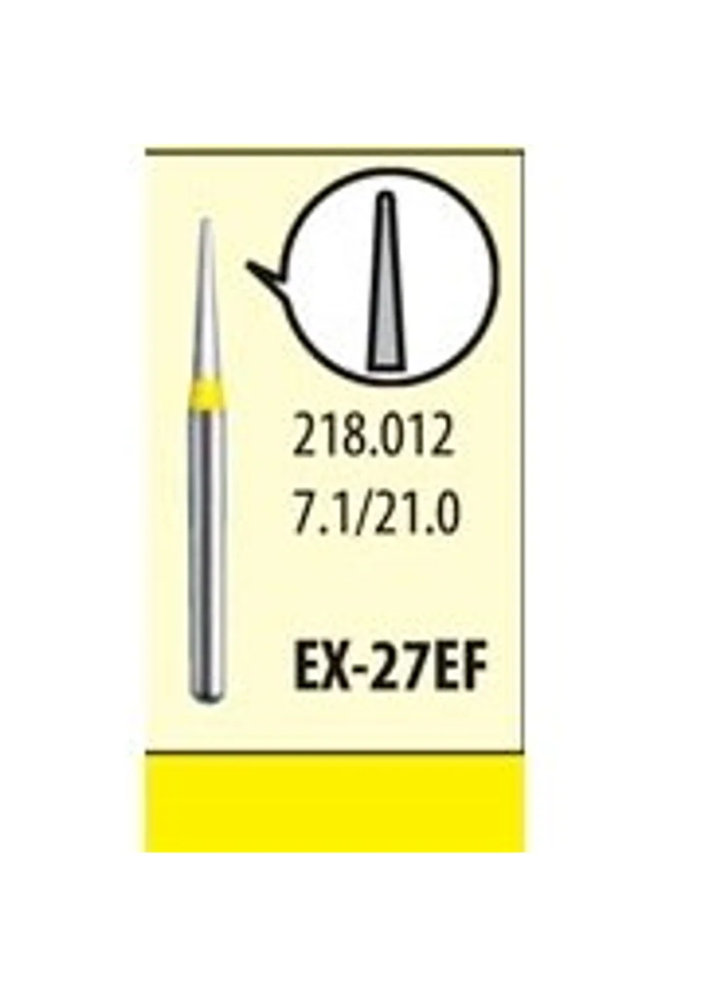 Боры Мани EX-27EF (5 шт.), Mani Dia-Burs