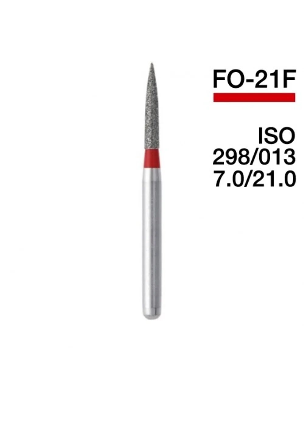 Боры Мани FO-21F (5шт.), пулевидный, Mani Dia-Burs