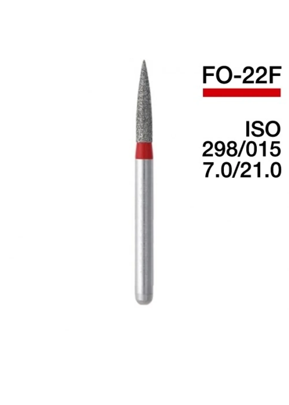 Боры Мани FO-22F (5шт.), пулевидный, Mani Dia-Burs