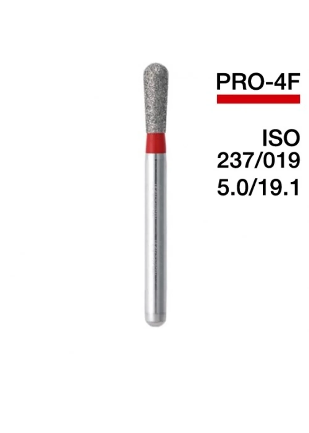 Боры Мани PRO-4F (5 шт.), грушевидный, Mani Dia-Burs