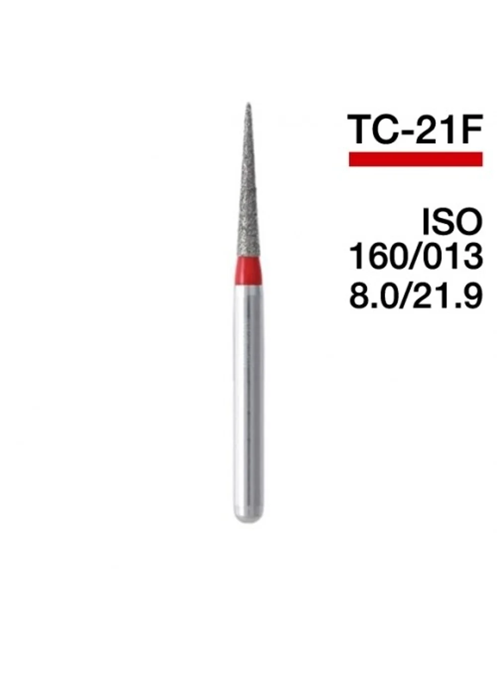Боры Мани TC-21F (5шт.), пиковидный, Mani Dia-Burs