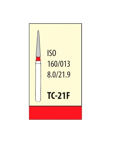 Боры Мани TC-21F (5шт.), пиковидный, Mani Dia-Burs