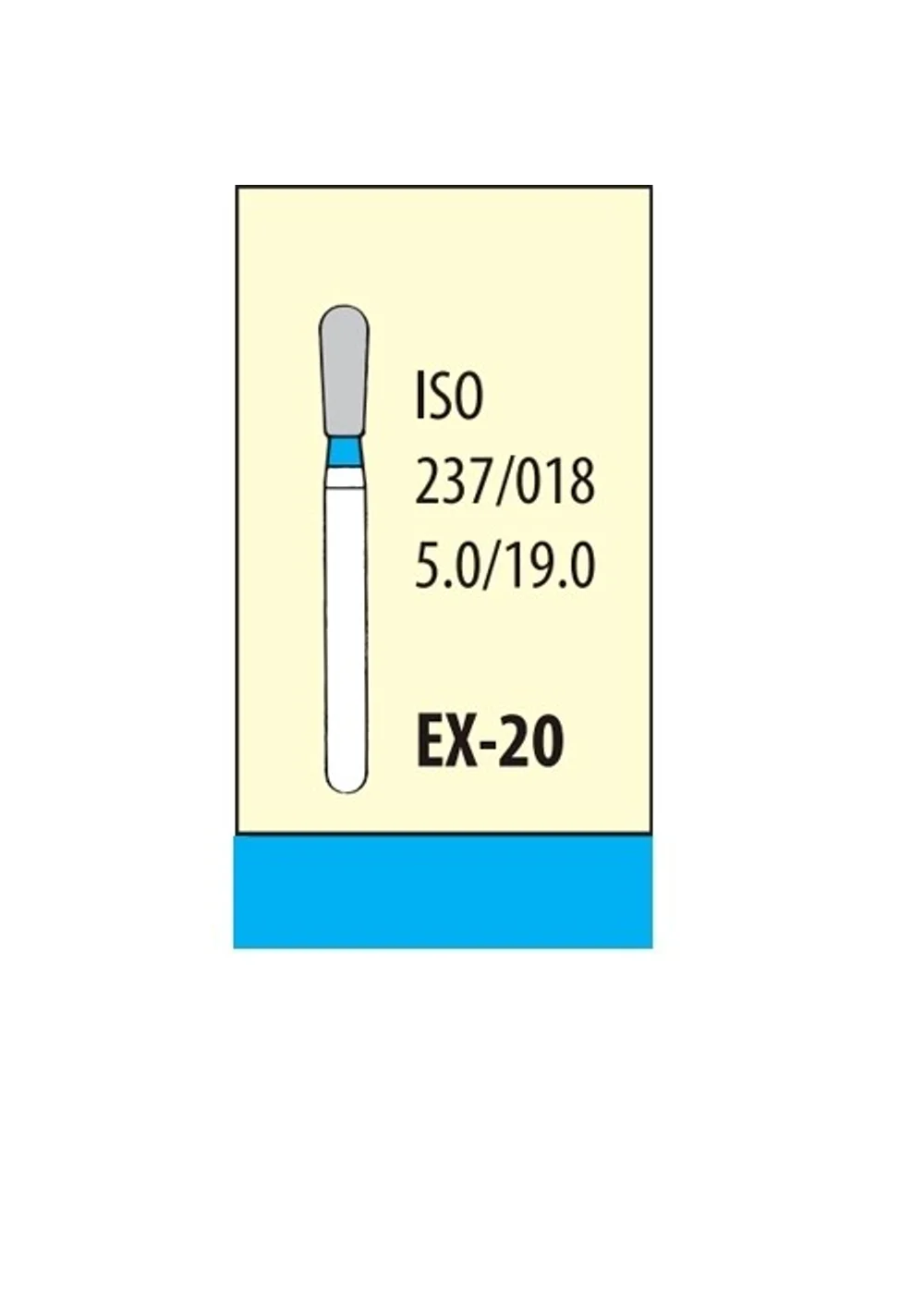 Боры Мани EX-20 (5 шт.), Mani Dia-Burs
