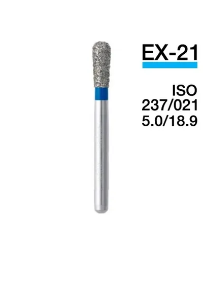 Боры Мани EX-21 (5 шт.), грушевидный, Mani Dia-Burs