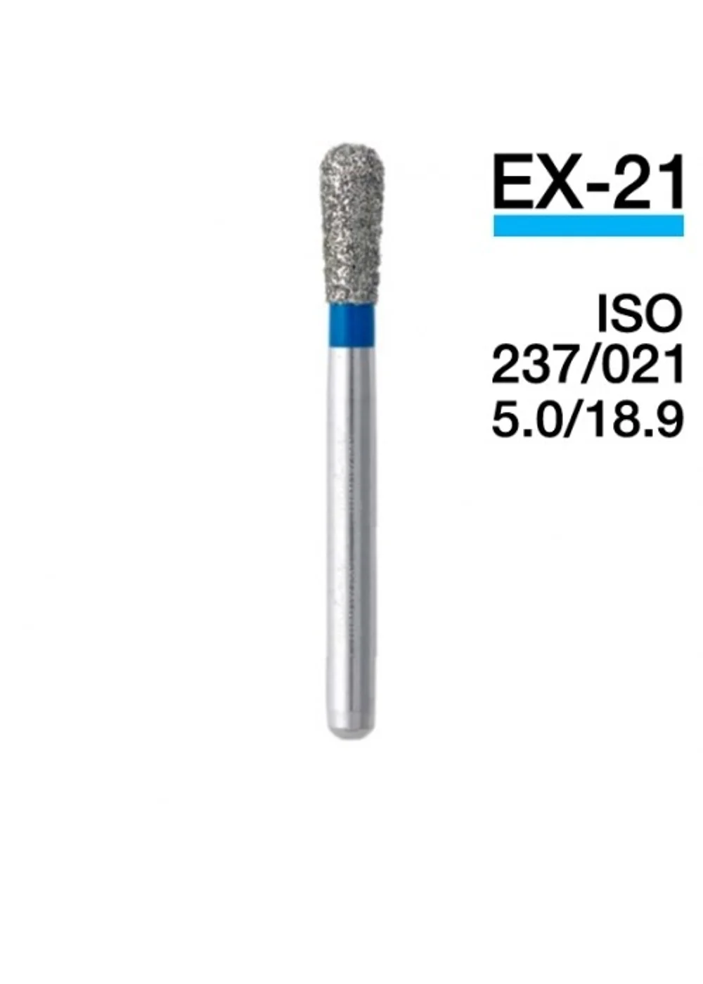 Боры Мани EX-21 (5 шт.), грушевидный, Mani Dia-Burs