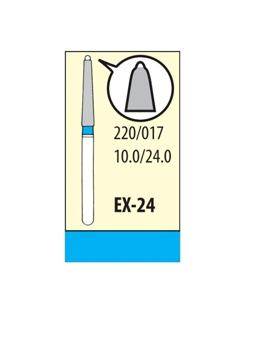 Боры Мани EX-24 (5 шт.), Mani Dia-Burs