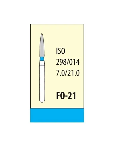 Боры Мани FO-21 (5 шт.), пулевидный, Mani Dia-Burs