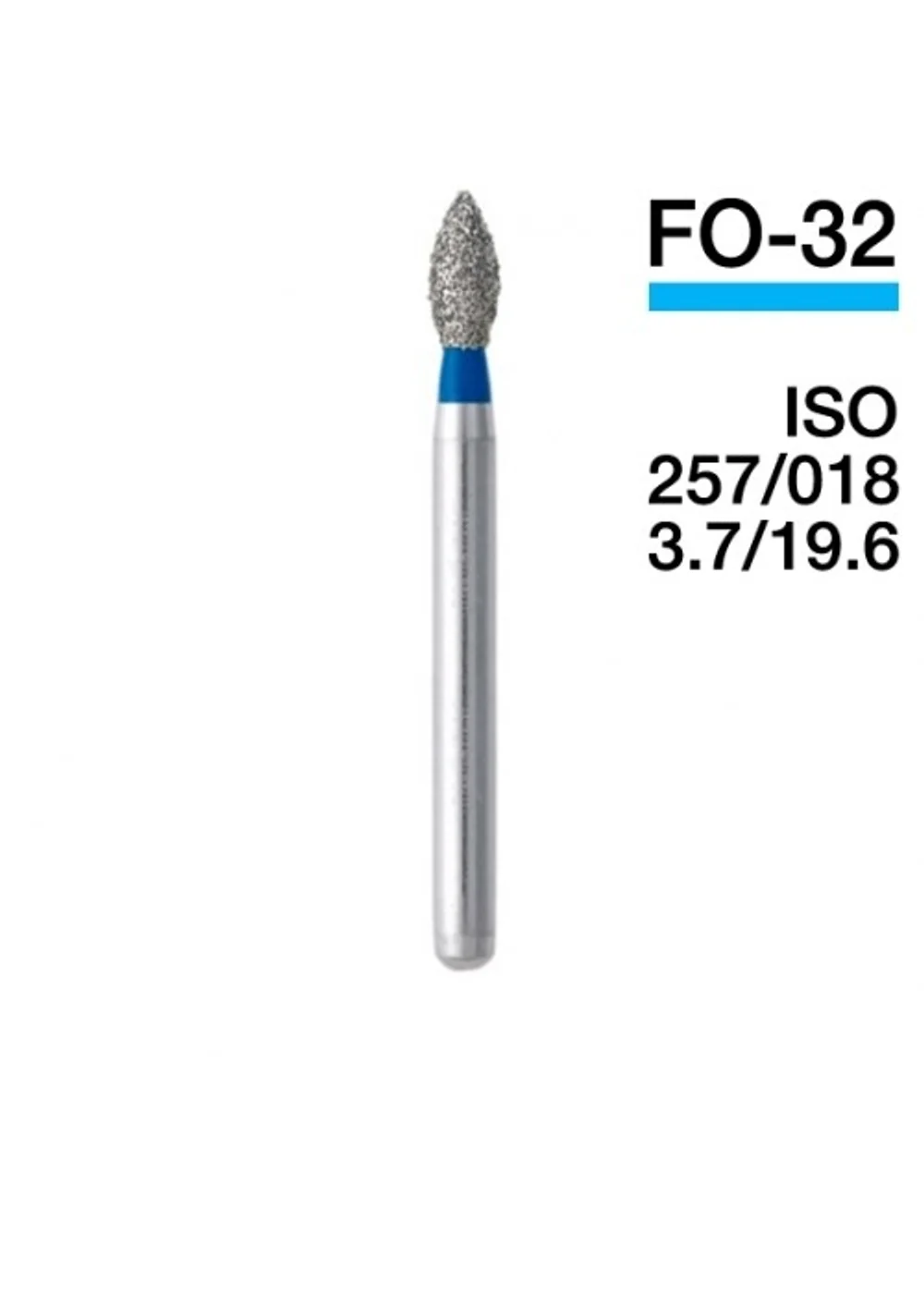 Боры Мани FO-32 (5 шт.), пламевидный, Mani Dia-Burs