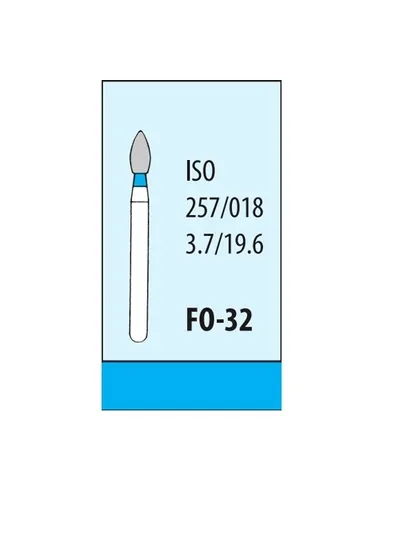 Боры Мани FO-32 (5 шт.), пламевидный, Mani Dia-Burs