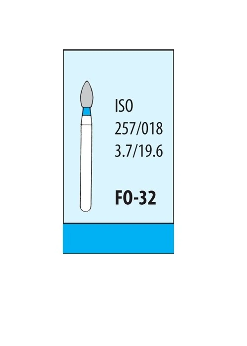 Боры Мани FO-32 (5 шт.), пламевидный, Mani Dia-Burs