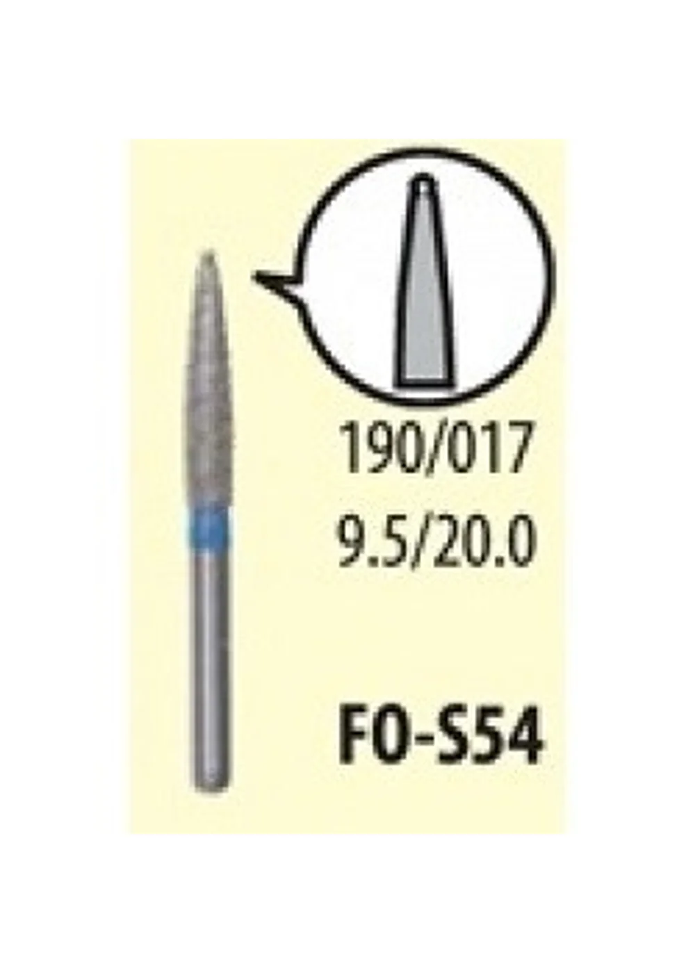 Боры Мани FO-S54 (5 шт.), Mani Dia-Burs