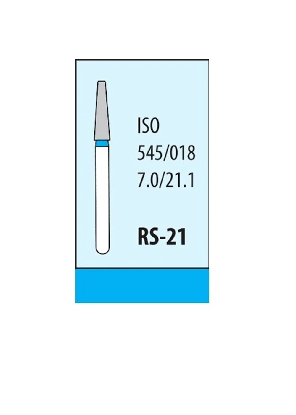 Боры Мани RS-21 (5 шт.), конусовидный, Mani Dia-Burs