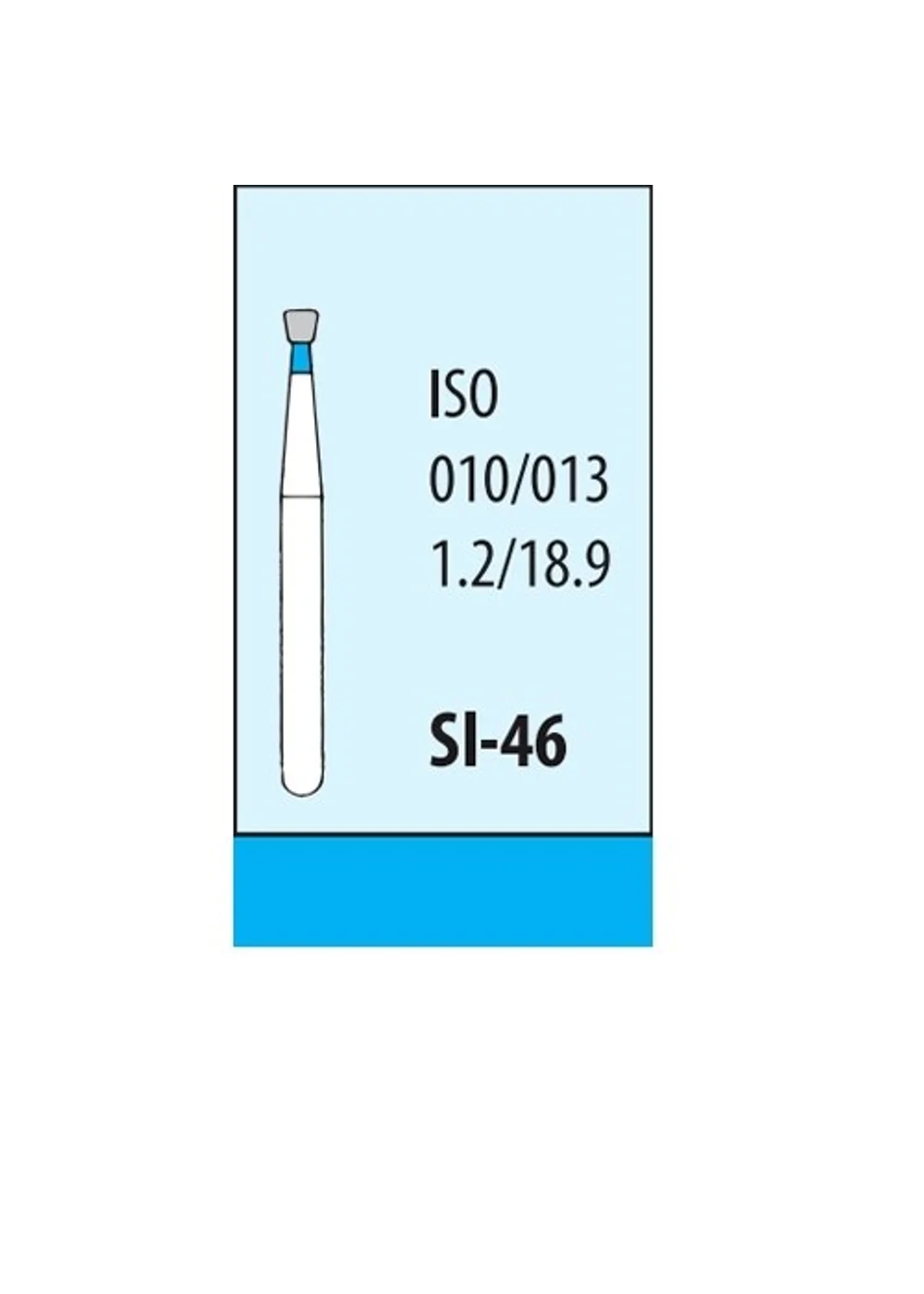 Боры Мани SI-46 (5 шт.), обратный конус, Mani Dia-Burs