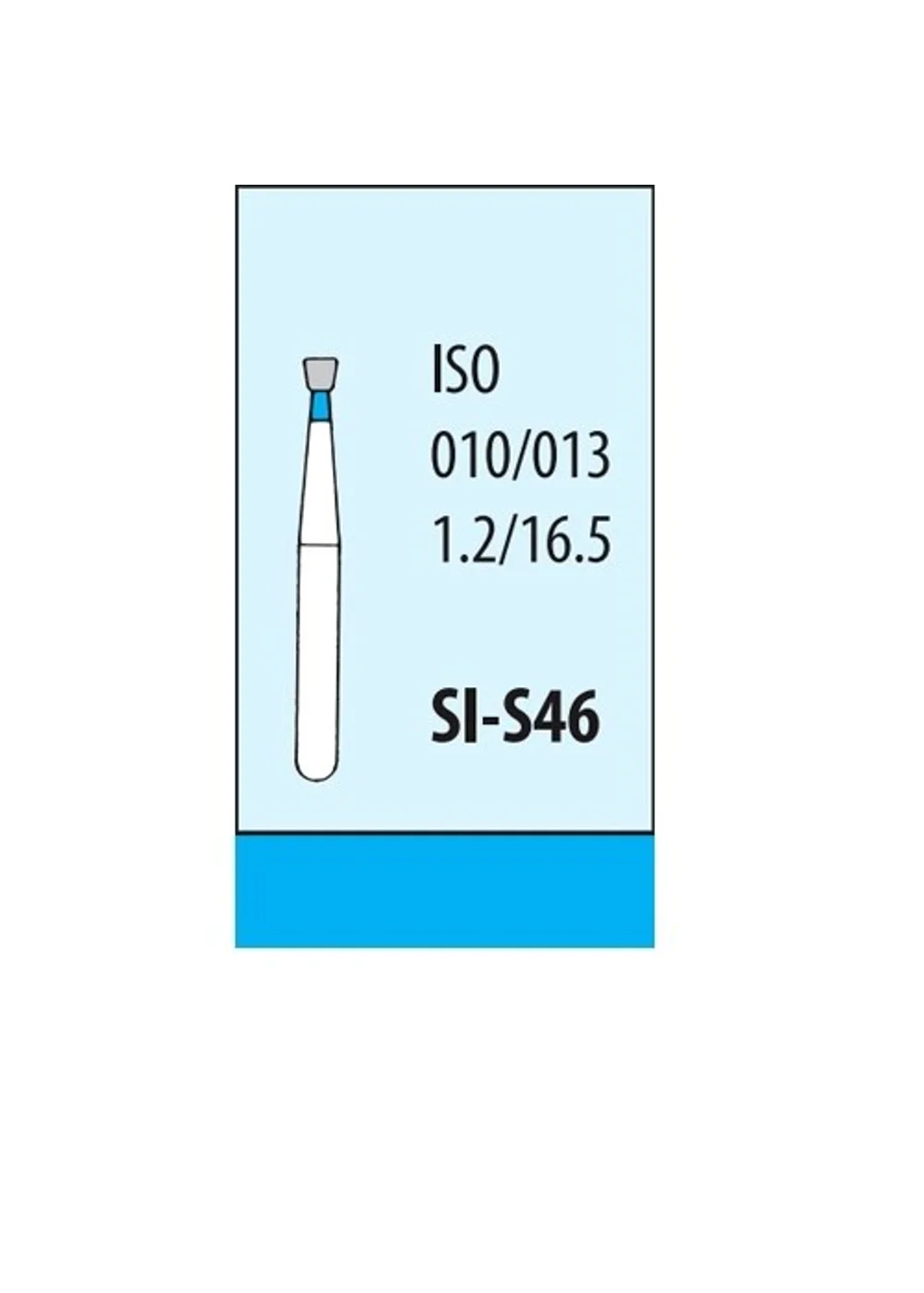 Боры Мани SI-S46 (5 шт.), обратный конус, Mani Dia-Burs