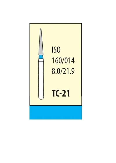 Боры Мани TC-21 (5 шт.), пиковидный, Mani Dia-Burs