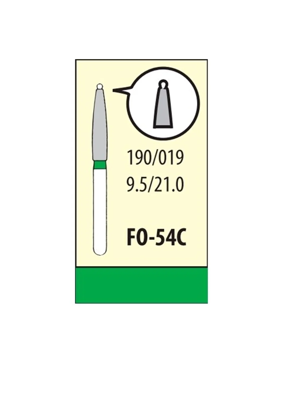 Боры Мани FO-54C (5 шт.), Mani Dia-Burs