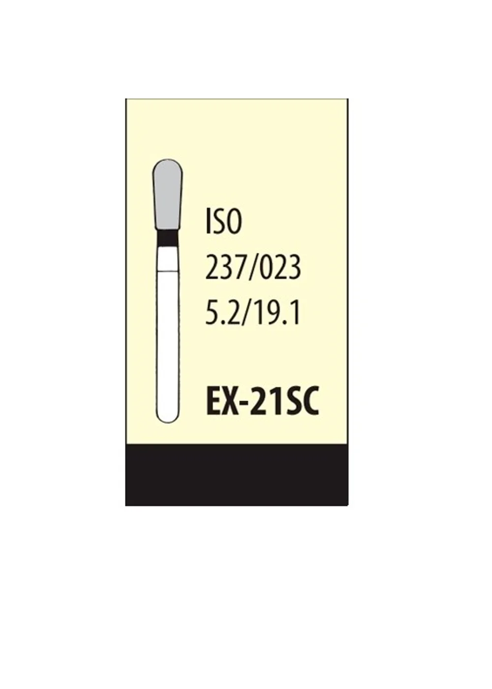 Боры Мани EX-21SC (5 шт.), Mani Dia-Burs