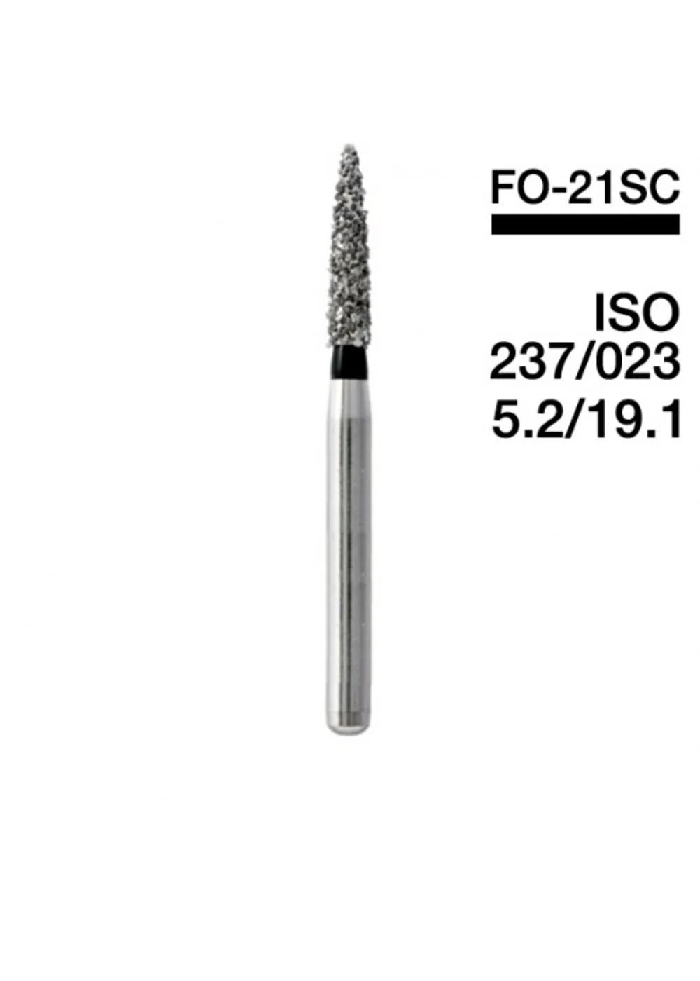 Боры Мани FO-21SC (черн.) (5 шт.), Mani Dia-Burs